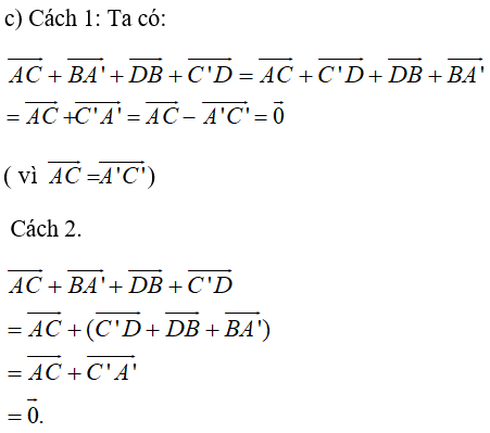 Giải bài 2 trang 91 sgk Hình học 11 | Để học tốt Toán 11