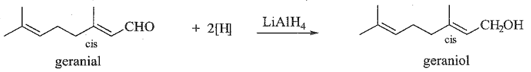 Geraniol là một alcohol không no có trong tinh dầu hoa hồng có công thức phân tử là C10H18O