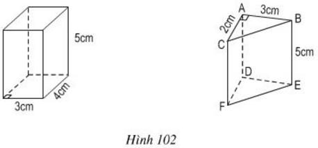 Giải Câu 23 Bài 5: Diện tích xung quanh của hình lăng trụ đứng - sgk Toán 8 tập 2 Trang 111