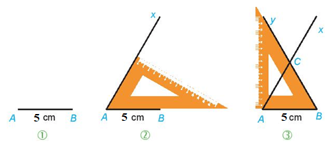 Vẽ hình theo các yêu cầu sau: a) Hình tam giác đều có cạnh bằng 5 cm 