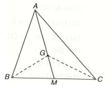 Kí hiệu SABC là diện tích tam giác ABC. Gọi G là trọng tâm của tam giác ABC