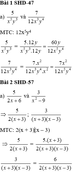 Giáo án Toán 8 Bài 4: Quy đồng mẫu thức nhiều phân thức mới nhất