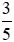 Sắp xếp các số 2; 5/(-6); 3/5; −1