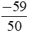 Tìm số đối của -5/6