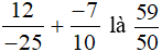 Tìm số đối của -5/6