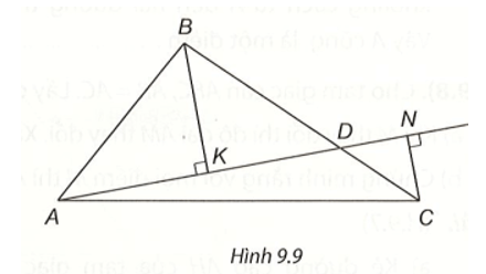 Cho tam giác ABC. D là một điểm bất kì trên đoạn BC
