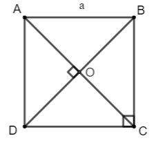 Cho hình vuông ABCD cạnh a. Tính các tích vô hướng sau