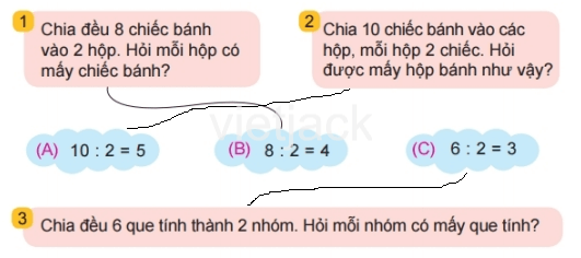 Toán lớp 2 - tập 2 - Bài 42