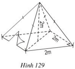 Giải Câu 44 Bài 9: Thể tích của hình chóp đều - sgk Toán 8 tập 2 Trang 123