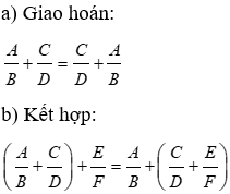 Giáo án Toán 8 Bài 5: Phép cộng các phân thức đại số mới nhất