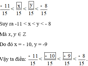 Chọn số thích hợp cho dấu ?