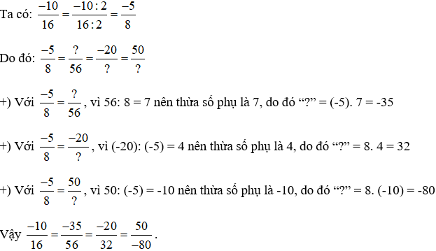 Thay số thích hợp vào dấu ?