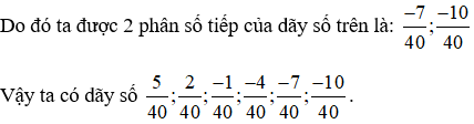 Các phân số sau được sắp xếp theo một quy luật, hãy quy đồng mẫu