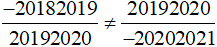 Giải thích tại sao 2018/2019 ≠ 2020/2021