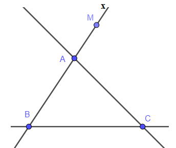 Cho ba điểm A, B, C không thẳng hàng