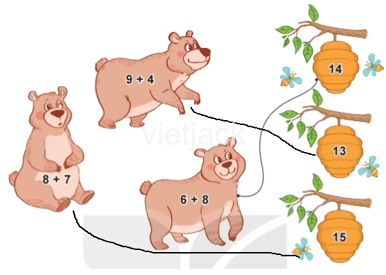 Toán lớp 2 - tập 1 - Bài 8