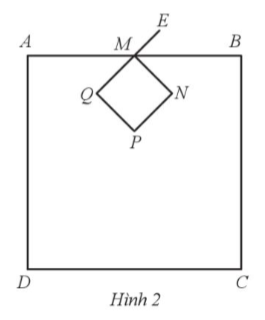 Người ta dùng một đoạn dây thép và uốn nó thành hai hình vuông ABCD, MNPQ