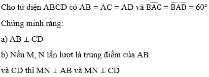 Giải bài 8 trang 98 sgk Hình học 11 | Để học tốt Toán 11