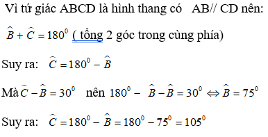 Bài tập Hình thang | Lý thuyết và Bài tập Toán 8 có đáp án