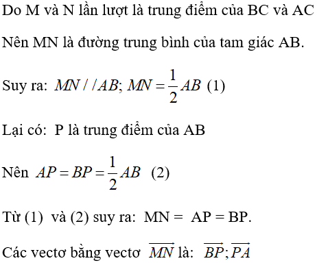 Bài tập trắc nghiệm Hình học 10 | Câu hỏi trắc nghiệm Hình học 10