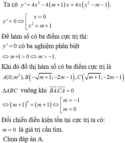 Bài tập trắc nghiệm Giải tích 12 | Câu hỏi trắc nghiệm Giải tích 12