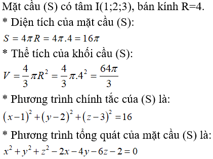 Bài tập trắc nghiệm Hình học 12 | Câu hỏi trắc nghiệm Hình học 12