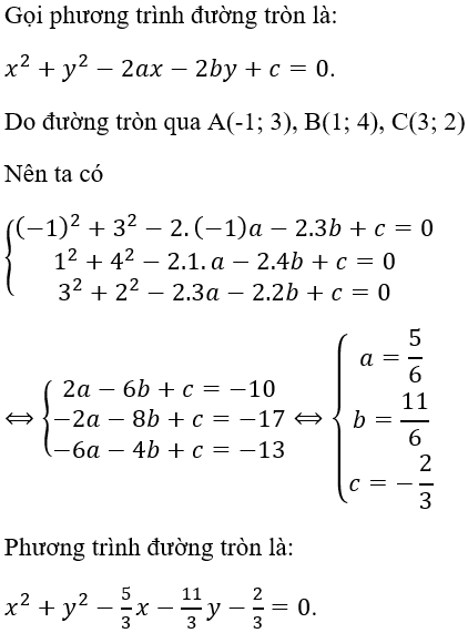 Bài tập trắc nghiệm Hình học 10 | Câu hỏi trắc nghiệm Hình học 10