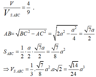 Bài tập trắc nghiệm Hình học 12 | Câu hỏi trắc nghiệm Hình học 12