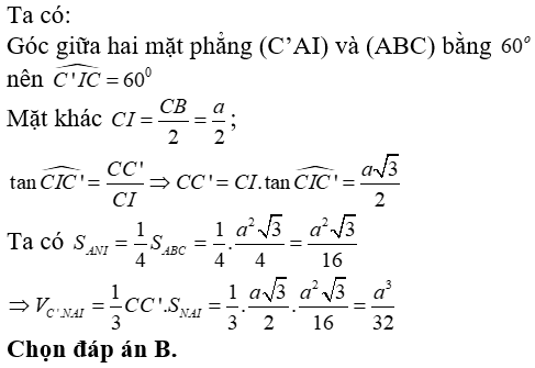 Bài tập trắc nghiệm Hình học 12 | Câu hỏi trắc nghiệm Hình học 12