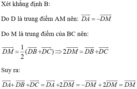 Bài tập trắc nghiệm Hình học 10 | Câu hỏi trắc nghiệm Hình học 10