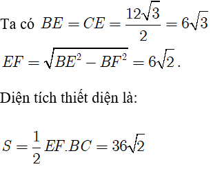 Cách tìm thiết diện trong hình học không gian cực hay - Toán lớp 11