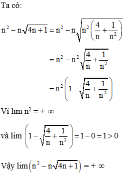 Cách tính giới hạn của dãy số có chứa căn thức cực hay, chi tiết - Toán lớp 11