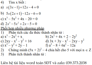 Đề cương học kì 1 môn Toán lớp 8 (ảnh 10)