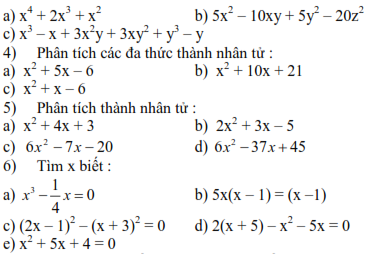 Đề cương học kì 1 môn Toán lớp 8 (ảnh 11)