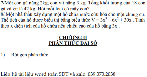 Đề cương học kì 1 môn Toán lớp 8 (ảnh 14)