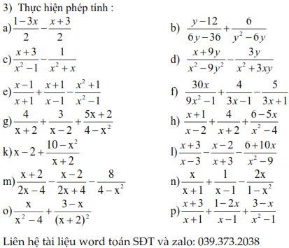 Đề cương học kì 1 môn Toán lớp 8 (ảnh 16)