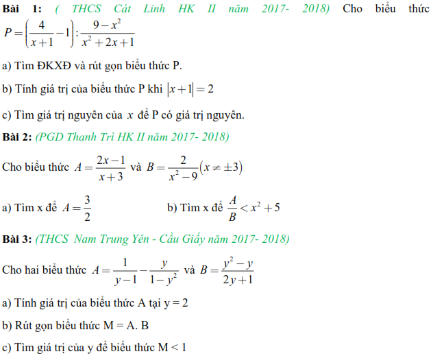 Tuyển tập và phân loại Toán 8 đề thi học kì II TP Hà Nội (ảnh 1)