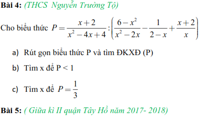 Tuyển tập và phân loại Toán 8 đề thi học kì II TP Hà Nội (ảnh 2)