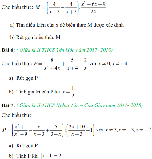 Tuyển tập và phân loại Toán 8 đề thi học kì II TP Hà Nội (ảnh 3)