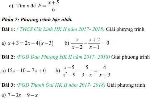 Tuyển tập và phân loại Toán 8 đề thi học kì II TP Hà Nội (ảnh 4)