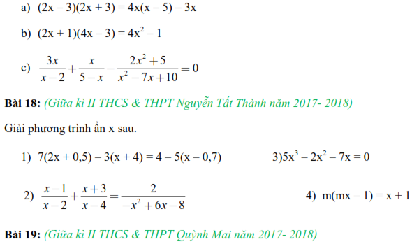 Tuyển tập và phân loại Toán 8 đề thi học kì II TP Hà Nội (ảnh 10)