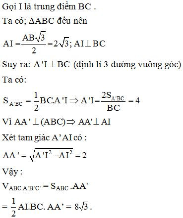 Lý thuyết Khái niệm về thể tích của khối đa diện chi tiết – Toán lớp 12 (ảnh 1)