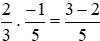 Phép tính nào dưới đây là đúng? (A) 2/3 + (-4)/6 = (-2)/6