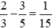 Phép tính nào dưới đây là đúng? (A) 2/3 + (-4)/6 = (-2)/6