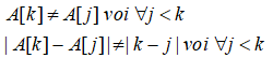 Giả sử n = 4, A[0] = 2, A[1] = 0. Hãy tìm A[2]