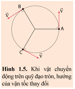 Giải thích vì sao toàn bộ các mũi tên trên hình 1.5 đều được vẽ với độ dài như nhau