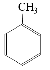 Trình bày các bước để vẽ công thức cấu tạo của phân tử toluene