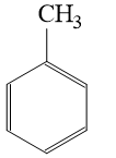 Trình bày các bước để vẽ công thức cấu tạo của phân tử toluene