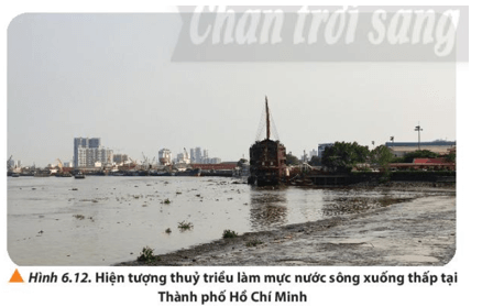 Nêu ví dụ về hiện tượng thủy triều mà các em quan sát thấy trong đời sống