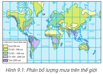 Trắc nghiệm Địa lí 10 Bài 13 có đáp án: Ngưng đọng hơi nước trong khí quyển. Mưa (ảnh 1)